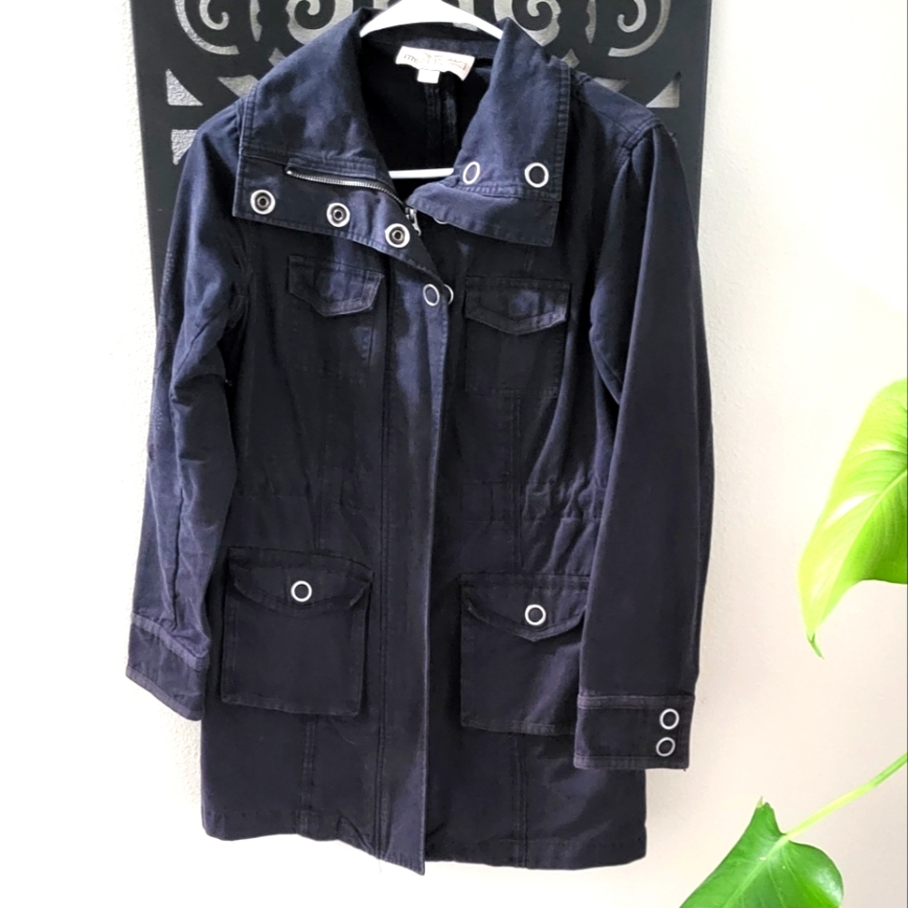 Blue Damsel By Cabela's utility Jacket Womens  S Dark Blue Full Zip